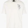 PAUL SMITH White Round-neck Cotton T-shirt