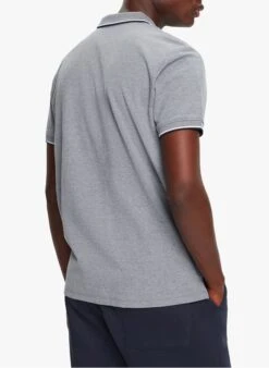 ESPRIT Blue Piqué Knit Cotton-blend Polo Shirt -Deals Mode Modee Store 4041250
