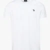 PAUL SMITH White Short-sleeved Cotton T-shirt