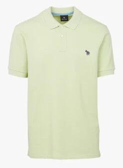 PAUL SMITH Green Cotton Polo Shirt With Embroidered Logo