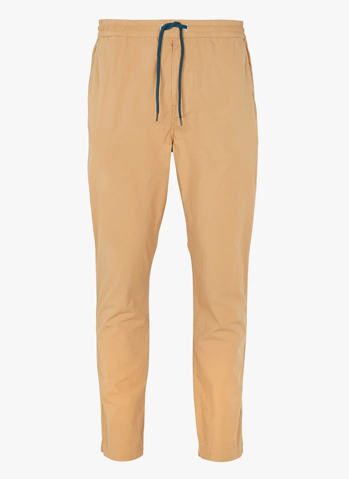 PAUL SMITH Brown Cotton Chino Pants With Drawcord 1 PAUL SMITH Brown Cotton Chino Pants With Drawcord