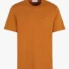Farah DANNY - Brown Slim-fit Round-neck Cotton T-shirt