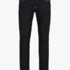 Pepe Jeans Blue Straight Raw Cotton-blend Jeans