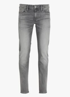 Pepe Jeans HATCH - Blue Slim-fit Faded Cotton-blend Jeans