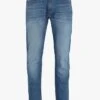 Pepe Jeans STANLEY - Blue Cotton-blend Straight-leg Jeans