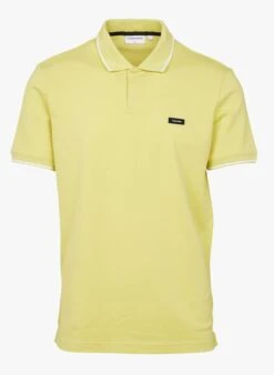 Calvin Klein Yellow Short-sleeved Polo Shirt