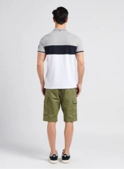 LE TEMPS DES CERISES LEOS - Grey Straight-cut Cotton Piqué Polo Shirt -Deals Mode Modee Store 4053515