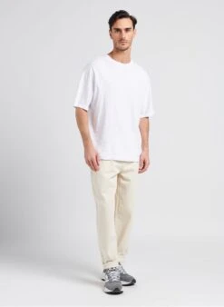 American Vintage SNOPDOG - Beige Straight-leg Cotton Jeans -Deals Mode Modee Store 4053674