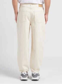 American Vintage SNOPDOG - Beige Straight-leg Cotton Jeans -Deals Mode Modee Store 4053677