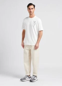 PAUL SMITH White Round-neck Cotton T-shirt -Deals Mode Modee Store 4053680