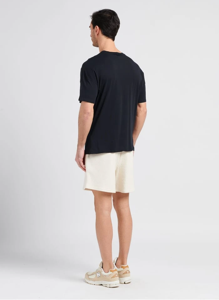 American Vintage DECATUR - Black Regular-fit Round-neck Cotton T-shirt 4 American Vintage DECATUR - Black Regular-fit Round-neck Cotton T-shirt - Image 4