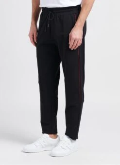 Hackett Black Cotton-mix Fitted Track Pants -Deals Mode Modee Store 4053754