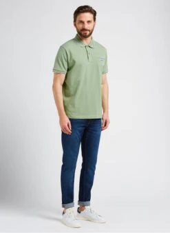 Gant Green Regular-fit Embroidered Stretch Cotton Polo Shirt -Deals Mode Modee Store 4053854