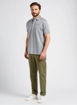 Grey Hackett X Aston Martin Regular-fit Embroidered Cotton Polo Shirt -Deals Mode Modee Store 4054066