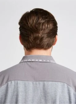 Grey Hackett X Aston Martin Regular-fit Embroidered Cotton Polo Shirt -Deals Mode Modee Store 4054067