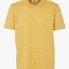 RODGER H - Yellow Regular-fit Round-neck Cotton T-shirt