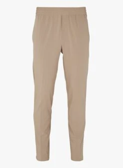 Samsoe Samsoe SMITHY - Beige Fluid Sports Pants With Elasticated Waist