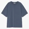 American Vintage FIZVALLEY - Blue Regular-fit Round-neck Cotton T-shirt