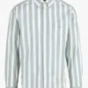 Gant Green Regular-fit Striped Cotton Polo Shirt