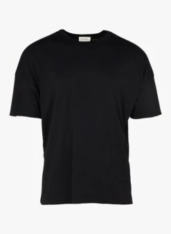 American Vintage DECATUR - Black Regular-fit Round-neck Cotton T-shirt