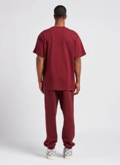 ADIDAS Red Cotton Joggers -Deals Mode Modee Store 4081766