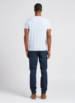 Ikks Blue V-neck Cotton T-shirt -Deals Mode Modee Store 4081777