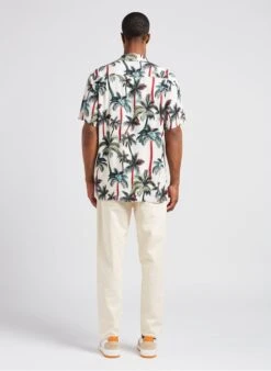 Scotch And Soda Multicolored Printed V-neck Shirt -Deals Mode Modee Store 4081814