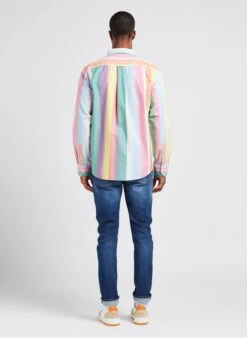 Gant Multicolored Regular-fit Striped Cotton Shirt -Deals Mode Modee Store 4081881