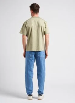 Armor-Lux HÉRITAGE - Beige Regular-fit Round-neck Cotton T-shirt -Deals Mode Modee Store 4081916