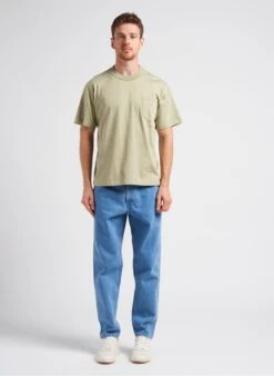 Armor-Lux HÉRITAGE - Beige Regular-fit Round-neck Cotton T-shirt -Deals Mode Modee Store 4081918