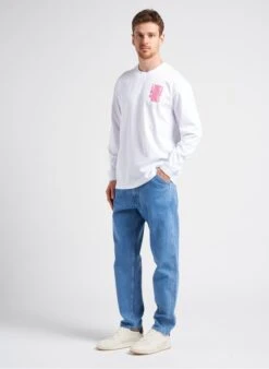 JABALI ALGO - Faded Jeans Straight-leg Cotton Jeans -Deals Mode Modee Store 4081944