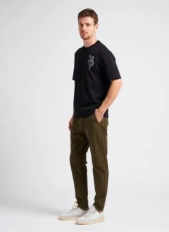 PAUL SMITH Green Cotton Chino Pants With Drawcord -Deals Mode Modee Store 4082086