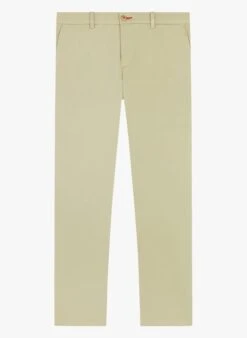 CHEVIGNON DUCK - Beige Slim-fit Organic Cotton Chinos