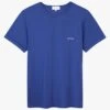 Maison Labiche POITOU AMOUR - Blue Embroidered Organic Cotton T-shirt