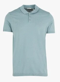 Ikks Blue Regular-fit Cotton-blend Polo Shirt