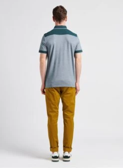 Armani Exchange Grey Regular-fit Cotton Polo Shirt -Deals Mode Modee Store 4104186