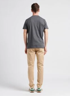 Gant Grey Regular-fit Round-neck Cotton T-shirt -Deals Mode Modee Store 4104214