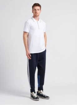 Armani Exchange White Cotton Jersey Polo Shirt 8 Armani Exchange White Cotton Jersey Polo Shirt -Deals Mode Modee Store 4104344