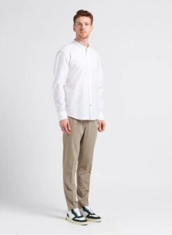 Samsoe Samsoe SMITHY - Beige Fluid Sports Pants With Elasticated Waist -Deals Mode Modee Store 4104397