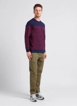 Armor-Lux Multicolored Slim-fit Light Cotton Jersey Breton Top With Round Neck -Deals Mode Modee Store 4104418