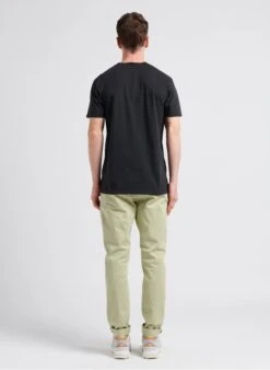 Maison Labiche POPINCOURT ART DE VIVRE - Black Embroidered Organic Cotton T-shirt -Deals Mode Modee Store 4104473