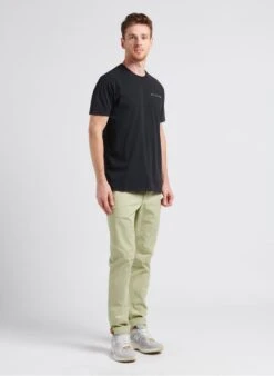 Maison Labiche POPINCOURT ART DE VIVRE - Black Embroidered Organic Cotton T-shirt -Deals Mode Modee Store 4104474