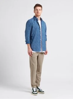 Samsoe Samsoe SMITHY - Beige Fluid Sports Pants With Elasticated Waist -Deals Mode Modee Store 4104486