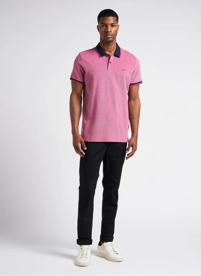 Gant Pink Regular-fit Embroidered Cotton Piqué Polo Shirt 4 Gant Pink Regular-fit Embroidered Cotton Piqué Polo Shirt - Image 4