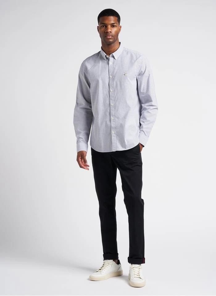 CHEVIGNON DUCK - Black Slim-fit Organic Cotton Chinos 8 CHEVIGNON DUCK - Black Slim-fit Organic Cotton Chinos - Image 8