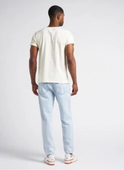 Maison Labiche POITOU TUTTO BENE - Yellow Embroidered Organic Cotton T-shirt -Deals Mode Modee Store 4104924