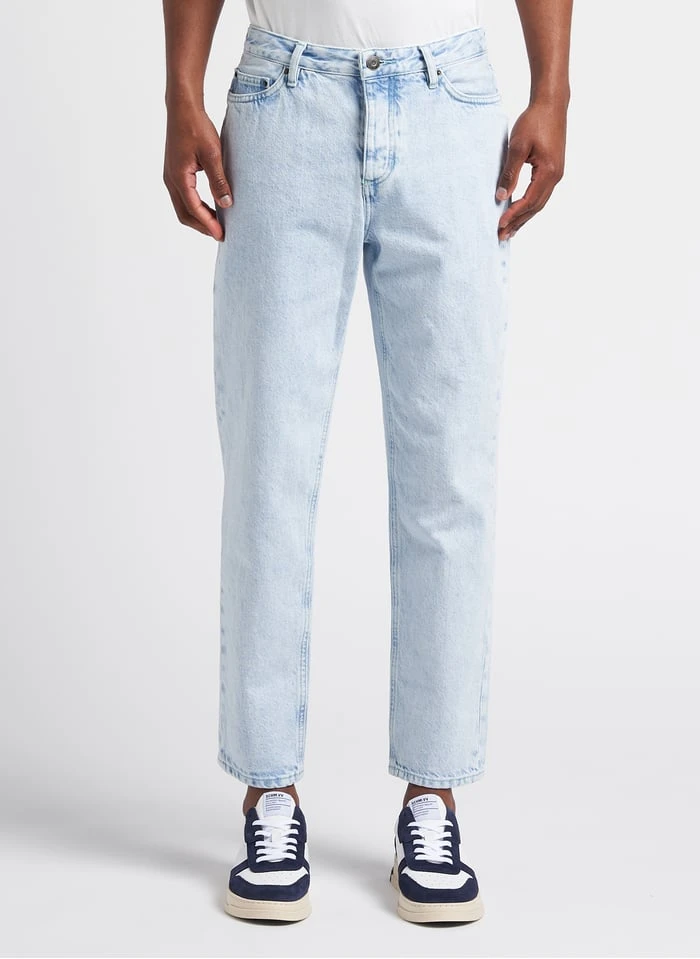 American Vintage JOYBIRD - Blue Straight-leg Faded Cotton Denim Jeans 5 American Vintage JOYBIRD - Blue Straight-leg Faded Cotton Denim Jeans - Image 5