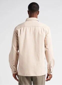 Ikks Beige Cotton Overshirt -Deals Mode Modee Store 4105111
