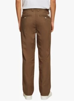 ESPRIT Green Straight-leg Linen-blend Pants -Deals Mode Modee Store 4111624