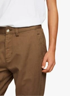 ESPRIT Green Straight-leg Linen-blend Pants -Deals Mode Modee Store 4111625